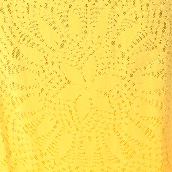 Jean Paul Gaultier Yellow Mesh Knee-Length Skirt NWT (Part of Set) - Picture 4 of 6